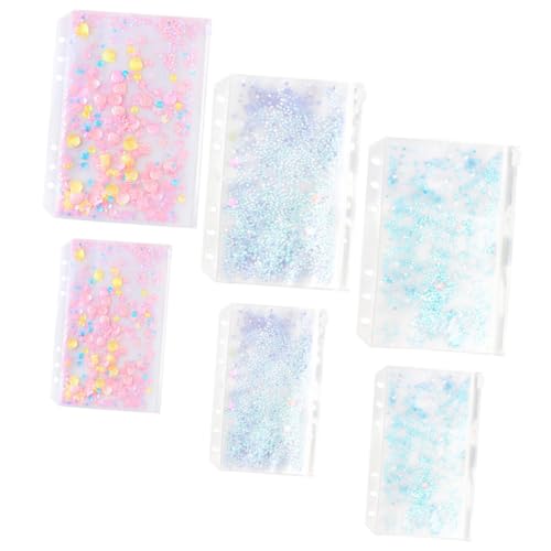 FUNNETOYU 6Stücke Reißverschluss Organizer Taschen aus Wasserdichte Aufbewahrung für Schreibwaren Karten Vielseitige Binder Hüllen für Zuhause Büro von FUNNETOYU
