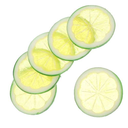 FUNNETOYU 6stücke Künstliche Zitronenscheiben PVC Deko Für Tisch Fotografie Und Partys Langlebig Und Bruchfest Für Wohn Und Küchendekoration FUNNETOYU 6stücke Künstliche Zitronenscheiben PVC Deko Für Tisch Fotografie Und Partys Langlebig Und Bruchfest Für Wohn Und Küchendekoration von FUNNETOYU