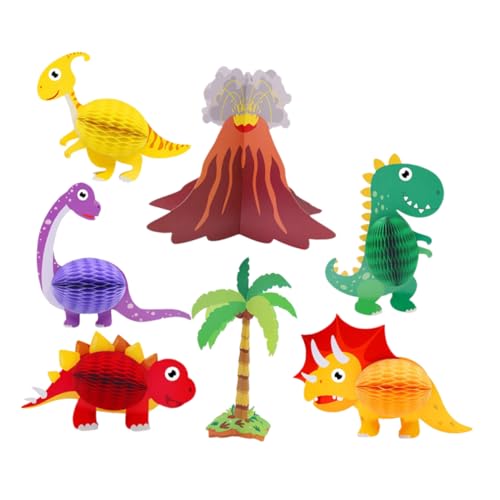 FUNNETOYU 7 Stück Dinosaurier-Wabenornament thematisiert gefälscht Teller Festival Geburtstagsparty Deko geburtstagsdekoration Dinosaurier-Dekorationen Geburtstagsfeier schmücken Papier FUNNETOYU 7 Stück Dinosaurier-Wabenornament thematisiert gefälscht Teller Festival Geburtstagsparty Deko geburtstagsdekoration Dinosaurier-Dekorationen Geburtstagsfeier schmücken Papier von FUNNETOYU