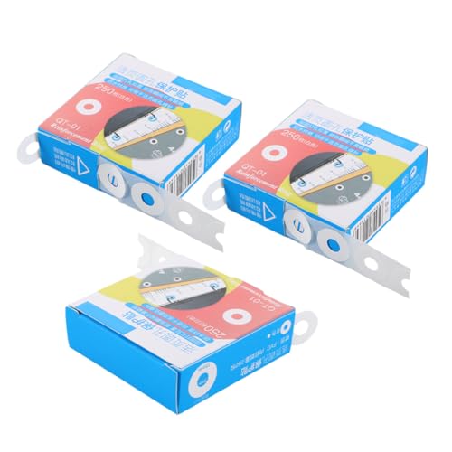 FUNNETOYU 750 Stück Stanze Reparaturaufkleber Lochpunschpapieraufkleber Papierverstärkung Verstärkungskreise aus Papier Selbstklebstoff-Loch-Verstärkungsaufkleber Lochaufkleber PVC Weiß FUNNETOYU 750 Stück Stanze Reparaturaufkleber Lochpunschpapieraufkleber Papierverstärkung Verstärkungskreise aus Papier Selbstklebstoff-Loch-Verstärkungsaufkleber Lochaufkleber PVC Weiß von FUNNETOYU
