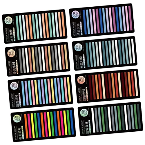 FUNNETOYU 8 Blatt Bunte Lesezeichen Transparente Reading Strips für Notizen Seitenmarkierung und Konzentration für Studierende und Bürobedarf von FUNNETOYU