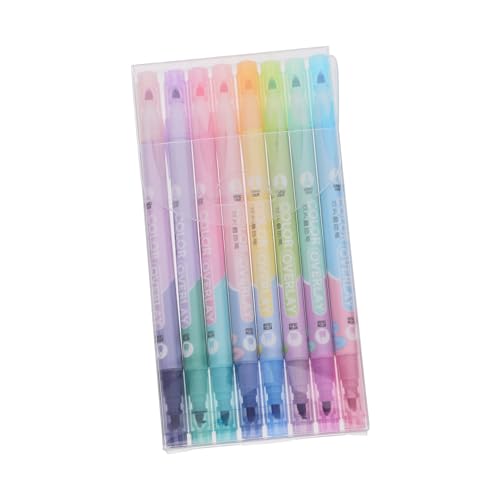 FUNNETOYU 8 Stück Doppelseitiger Textmarker Farbe Markierung Kunst Entzückender Textmarker Bunter Filzstift Textmarker Fürs Büro Mark Stifte Markierstift Beachten Kleiner Highlighter Plastik FUNNETOYU 8 Stück Doppelseitiger Textmarker Farbe Markierung Kunst Entzückender Textmarker Bunter Filzstift Textmarker Fürs Büro Mark Stifte Markierstift Beachten Kleiner Highlighter Plastik von FUNNETOYU