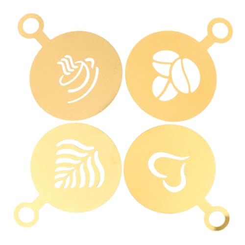 FUNNETOYU 8 Stück Edelstahl Kaffeeschablonen Wiederverwendbare Latte Art Schablonen für Cappuccino Dekoration Zuhause und Rostfrei Leicht und Vielseitig Kaffee Design Vorlagen FUNNETOYU 8 Stück Edelstahl Kaffeeschablonen Wiederverwendbare Latte Art Schablonen für Cappuccino Dekoration Zuhause und Rostfrei Leicht und Vielseitig Kaffee Design Vorlagen von FUNNETOYU