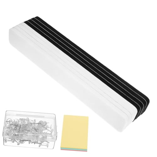 FUNNETOYU 8 Stück Teiliges Filz Pinnwand mit Korkstreifen Pushpins und Notizzetteln Selbstklebende Bulletin Board Streifen Wiederverwendbar für Büro und Klassenzimmer Einfache Wandmontage FUNNETOYU 8 Stück Teiliges Filz Pinnwand mit Korkstreifen Pushpins und Notizzetteln Selbstklebende Bulletin Board Streifen Wiederverwendbar für Büro und Klassenzimmer Einfache Wandmontage von FUNNETOYU