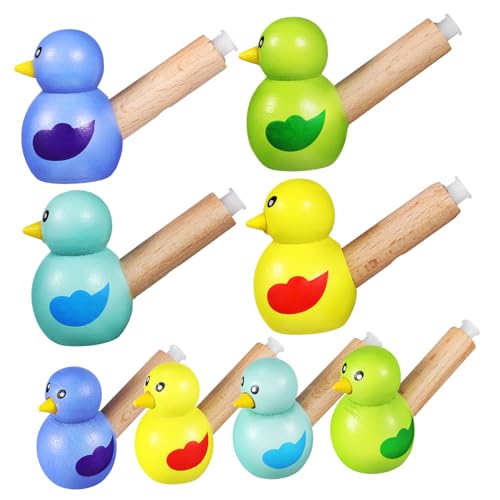 FUNNETOYU 8 Stück Teiliges Holzpfeifen in Vogel Form Bunte Kinderpfeifen aus Hochwertigem Holz und PVC Leichte Musikalische Spielzeuge Rhythmusgefühl und Musikalischem Interesse bei FUNNETOYU 8 Stück Teiliges Holzpfeifen in Vogel Form Bunte Kinderpfeifen aus Hochwertigem Holz und PVC Leichte Musikalische Spielzeuge Rhythmusgefühl und Musikalischem Interesse bei von FUNNETOYU