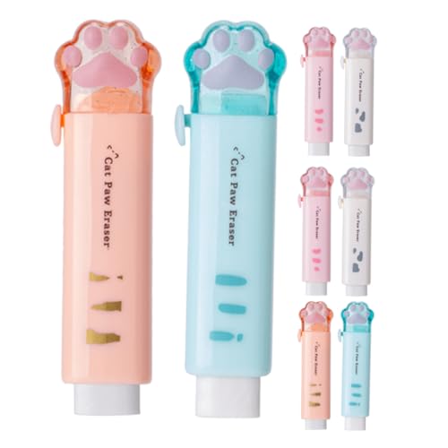 FUNNETOYU 8 Stück Teiliges Katzenpfoten Radiergummi Niedliche Ausziehbare Radiergummis und Schule und Büro Süße Schreibwaren FUNNETOYU 8 Stück Teiliges Katzenpfoten Radiergummi Niedliche Ausziehbare Radiergummis und Schule und Büro Süße Schreibwaren von FUNNETOYU
