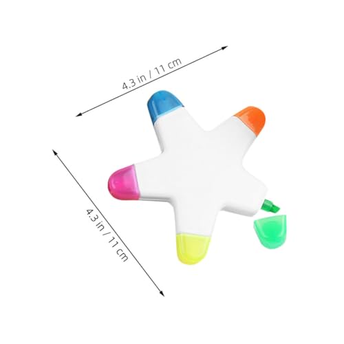 FUNNETOYU 8 Stück Teiliges Sternförmige Highlighter Marker Stifte in Farben Hochhell Leuchtend Für Notizen Scrapbooking Kreatives Zeichnen Bürobedarf FUNNETOYU 8 Stück Teiliges Sternförmige Highlighter Marker Stifte in Farben Hochhell Leuchtend Für Notizen Scrapbooking Kreatives Zeichnen Bürobedarf von FUNNETOYU
