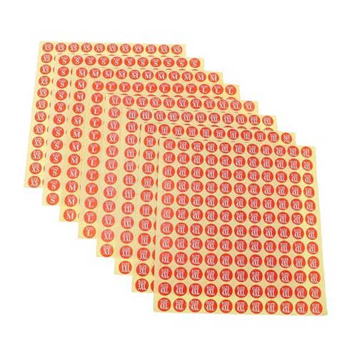 FUNNETOYU 80 Blatt Kleidung Größenetiketten Selbstklebend Weiß Runde Klebeetiketten für Shirts Sicherer Textilkleber Xs Praktische Aufkleber für Bekleidung Wieder Ablösbar FUNNETOYU 80 Blatt Kleidung Größenetiketten Selbstklebend Weiß Runde Klebeetiketten für Shirts Sicherer Textilkleber Xs Praktische Aufkleber für Bekleidung Wieder Ablösbar von FUNNETOYU