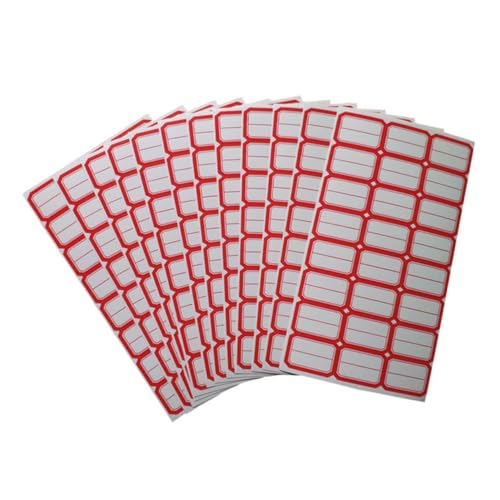 FUNNETOYU 80 Blatt Selbstklebende Etiketten mit Aufklebern Handbeschriftbare Preis und Namensetiketten für Büro Geschäft Organisation und Markierung Langlebig und Rückstandsfrei FUNNETOYU 80 Blatt Selbstklebende Etiketten mit Aufklebern Handbeschriftbare Preis und Namensetiketten für Büro Geschäft Organisation und Markierung Langlebig und Rückstandsfrei von FUNNETOYU