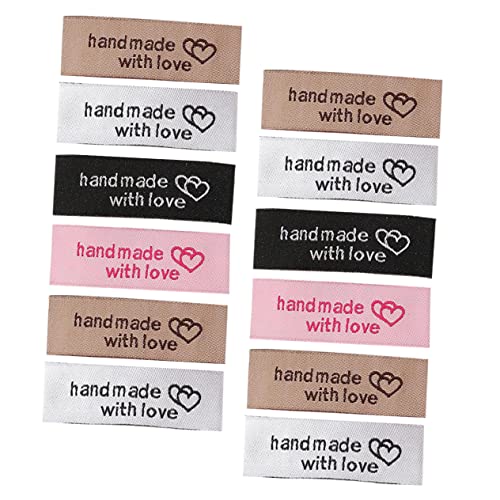 FUNNETOYU 80 Stück Teiliges Handmade Kleidungsetiketten aus Polyester Praktische Wiederverwendbare Nählabels in Farben für DIY Kleidung Hüte Taschen und Bastelprojekte FUNNETOYU 80 Stück Teiliges Handmade Kleidungsetiketten aus Polyester Praktische Wiederverwendbare Nählabels in Farben für DIY Kleidung Hüte Taschen und Bastelprojekte von FUNNETOYU