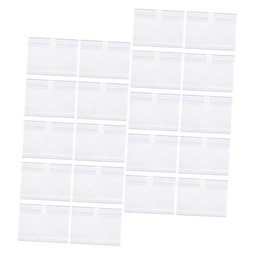 FUNNETOYU 80 Stück Teiliges PVC Preisschildhalter Transparent für Supermarkt Regal Praktische Draht Aufhänger Langlebig Einfach zu Beschriften und Einzusetzen für Einzelhandel und FUNNETOYU 80 Stück Teiliges PVC Preisschildhalter Transparent für Supermarkt Regal Praktische Draht Aufhänger Langlebig Einfach zu Beschriften und Einzusetzen für Einzelhandel und von FUNNETOYU