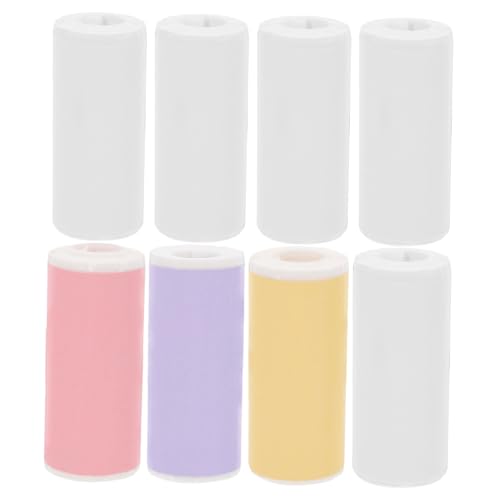 FUNNETOYU 8Rollen Mini Thermodruckerpapier Selbstklebendes Thermopapier für Mini Drucker Farbige Aufkleber Weiße Scharfe Druckqualität für Notizen FUNNETOYU 8Rollen Mini Thermodruckerpapier Selbstklebendes Thermopapier für Mini Drucker Farbige Aufkleber Weiße Scharfe Druckqualität für Notizen von FUNNETOYU