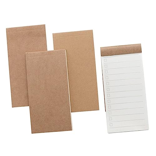 FUNNETOYU 8Stücke Teiliges Notizblöcke Aufgabenliste Leere Linierte und Karierte für Bürobedarf und Schulmaterialien Praktische Memo Pads für Täglichen von FUNNETOYU
