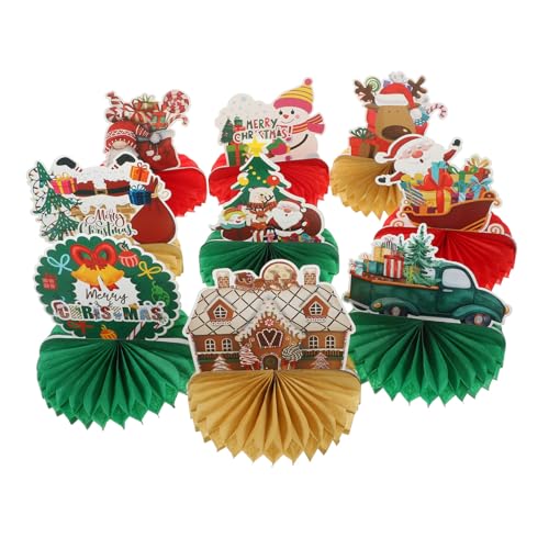 FUNNETOYU 9 Stück Teiliges Honeycomb Ball Dekor Weihnachtsdekoration für Tisch und Party Leichte Klare Muster Vielseitig für Heim Geschäftsdeko Festliche Weihnachtsdekoration FUNNETOYU 9 Stück Teiliges Honeycomb Ball Dekor Weihnachtsdekoration für Tisch und Party Leichte Klare Muster Vielseitig für Heim Geschäftsdeko Festliche Weihnachtsdekoration von FUNNETOYU