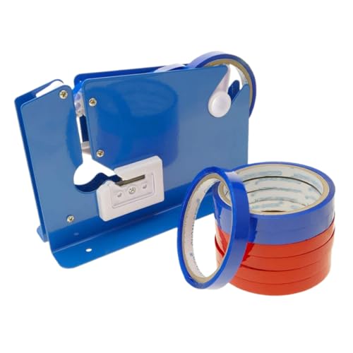 FUNNETOYU 9Stücke Klebeband Cutter Robuste Beutelversiegelungsmaschine für Lebensmittelverpackungen Einfach zu Bedienen und Langlebig von FUNNETOYU