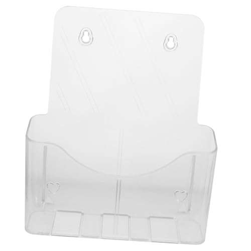 FUNNETOYU Acryl Dokumentenhalter Wandmontage Transparent Einlagig Organizer Flexibel Vielseitig für Büro Prospekt Aufbewahrung und Karten Displayständer FUNNETOYU Acryl Dokumentenhalter Wandmontage Transparent Einlagig Organizer Flexibel Vielseitig für Büro Prospekt Aufbewahrung und Karten Displayständer von FUNNETOYU