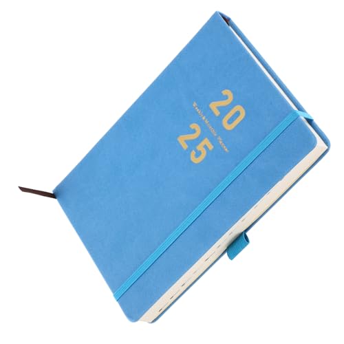 FUNNETOYU Agenda-Buch Buch planen Lebensplaner für Planer Zeitschrift Tagesplaner Notizblock tragbarer akademischer Planer Lehrerplaner notizbuch zu machen tragbares Planerbuch Papier Blau von FUNNETOYU
