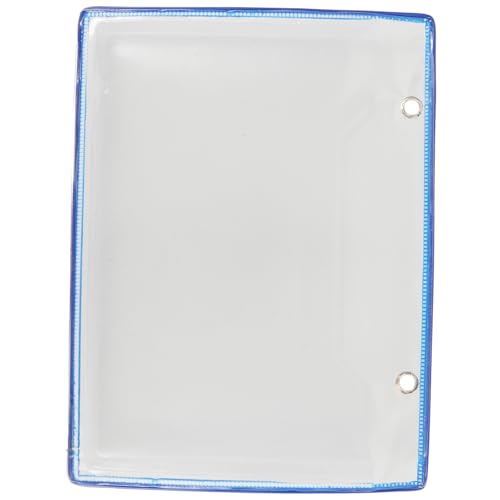 FUNNETOYU Aktenhalter hängende Wandmappe über der Tür Aktenorganisator Wandtaschen-Organizer Unterlagen montiert Wandorganisator für das Büro Dokumentenhalter aus Kunststoff Plastik Blau von FUNNETOYU