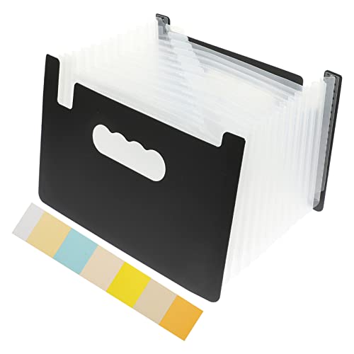 FUNNETOYU Aktenordner mit Fächern Praktischer Coupon und Quittungs Organizer für Büro Schule und Zuhause Erweiterbar Stilvolles Design zur Einfachen Klassifizierung von FUNNETOYU