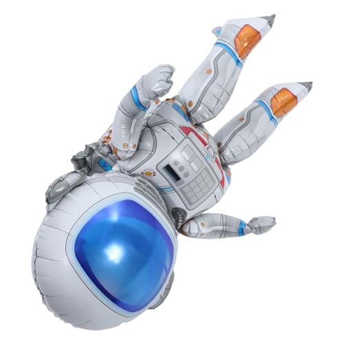 FUNNETOYU Astronaut Folienballon Gold Weltraum Deko Geburtstagsparty Raumfahrer Ballon für Junge Shower Party Dekoration Langlebig Stabil FUNNETOYU Astronaut Folienballon Gold Weltraum Deko Geburtstagsparty Raumfahrer Ballon für Junge Shower Party Dekoration Langlebig Stabil von FUNNETOYU