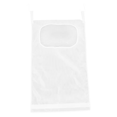 FUNNETOYU Aufbewahrungstasche Hängender Wäschekorb aus Netzstoff Die Kleidung Taschen Wäscherei groß Wäschesack Mesh Tür Wäschesack Wäschenetzbeutel hängender Wäschesack Tasche hängen Weiß von FUNNETOYU