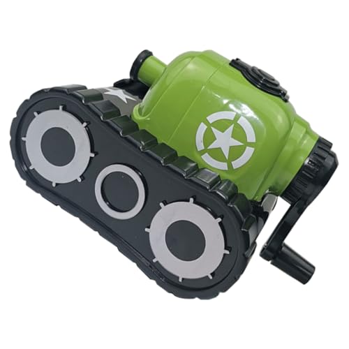 FUNNETOYU Bleistiftspitzer im Cartoon Design Handbetrieben Tragbar für Lernen und Zeichnen Panzer für Schule und Freizeit FUNNETOYU Bleistiftspitzer im Cartoon Design Handbetrieben Tragbar für Lernen und Zeichnen Panzer für Schule und Freizeit von FUNNETOYU
