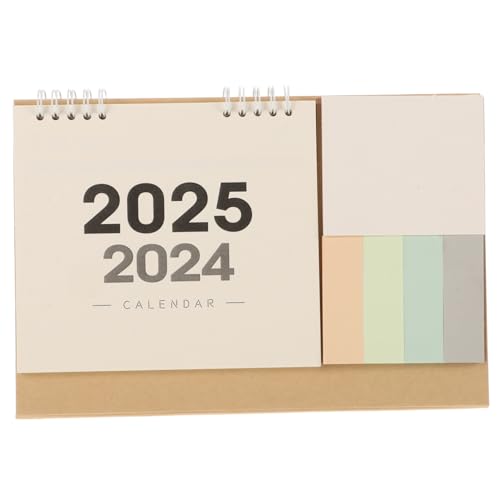 FUNNETOYU Büro Tischkalender mit Notizblock Freistehender Desktop Kalender Stabil Gebundener Kleiner Kalender für Planung und Organisation im Büro FUNNETOYU Büro Tischkalender mit Notizblock Freistehender Desktop Kalender Stabil Gebundener Kleiner Kalender für Planung und Organisation im Büro von FUNNETOYU