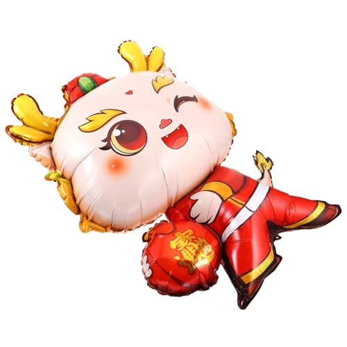 FUNNETOYU Chinesisches Neujahr Luftballons Dragon Ballon Dekoration für Frühlingsfest Familienfeier Langlebig Platzfest Vielseitig Einsetzbar für Zuhause Büro Einkaufszentrum FUNNETOYU Chinesisches Neujahr Luftballons Dragon Ballon Dekoration für Frühlingsfest Familienfeier Langlebig Platzfest Vielseitig Einsetzbar für Zuhause Büro Einkaufszentrum von FUNNETOYU