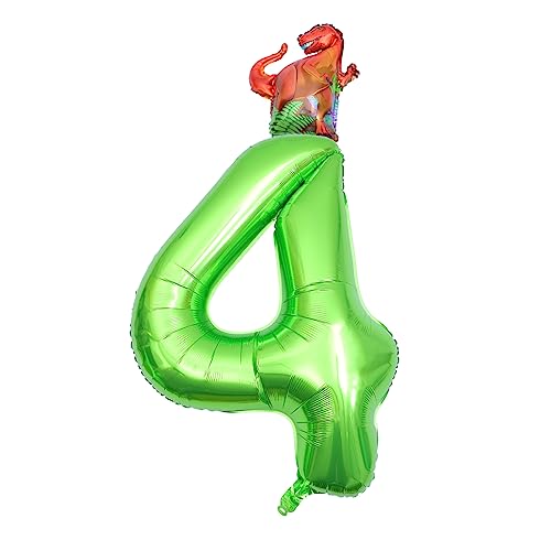 FUNNETOYU Dinosaurier Folienballon Ballon Für Dinosaurier Geburtstagsparty Dekoration Luftballons Foto Prop Für Party Deko von FUNNETOYU