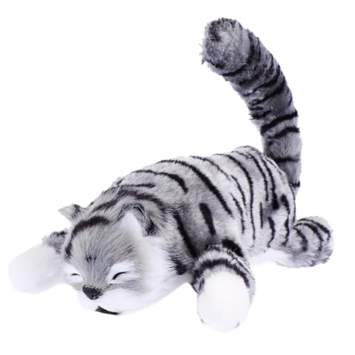 FUNNETOYU Elektrische Plüsch Katze Puppe Niedliche Bewegliche Katzenfigur Kuscheltier Ohne Batterie Weiches Samtstoff Stofftier Für Mädchen FUNNETOYU Elektrische Plüsch Katze Puppe Niedliche Bewegliche Katzenfigur Kuscheltier Ohne Batterie Weiches Samtstoff Stofftier Für Mädchen von FUNNETOYU