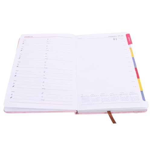 FUNNETOYU Englischer Akademischer Planer Tragbares Notizbuch Tagesplaner Studenten Lehrer Büro Langlebig Praktischer Organizer Rosa FUNNETOYU Englischer Akademischer Planer Tragbares Notizbuch Tagesplaner Studenten Lehrer Büro Langlebig Praktischer Organizer Rosa von FUNNETOYU