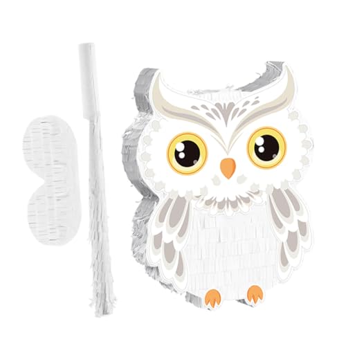 FUNNETOYU Eulen Piñata Waldtier mit und Augenbinde Robustes Partyspiel für Kindergeburtstag Vielseitige Dschungel und Halloween Dekoration Sicher und Langlebig für Drinnen und Draußen FUNNETOYU Eulen Piñata Waldtier mit und Augenbinde Robustes Partyspiel für Kindergeburtstag Vielseitige Dschungel und Halloween Dekoration Sicher und Langlebig für Drinnen und Draußen von FUNNETOYU