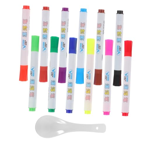FUNNETOYU Farben Wasserfeste Whiteboard Marker mit Schwimmfähigkeit für Lehrer und Kreative Projekte Leicht Abwischbar und Mühelos zu Verwenden von FUNNETOYU