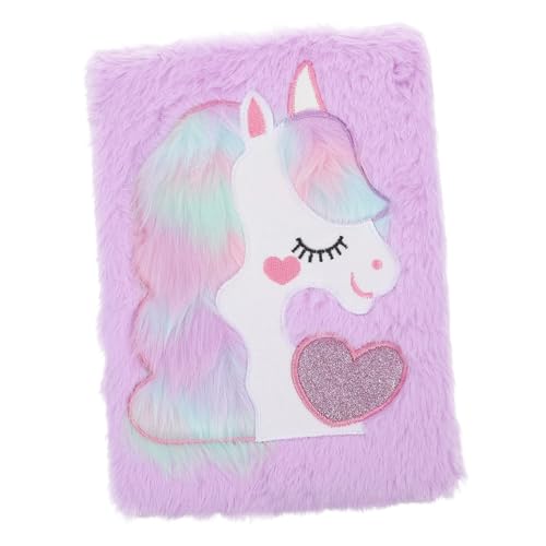 FUNNETOYU Flauschiges Notizbuch Einhorn Cartoon Plüschcover Tagebuch für Mädchen Schüler mit Weichem Glattem Papier für Tagebuch Reise Kreatives Schreiben und Organisation FUNNETOYU Flauschiges Notizbuch Einhorn Cartoon Plüschcover Tagebuch für Mädchen Schüler mit Weichem Glattem Papier für Tagebuch Reise Kreatives Schreiben und Organisation von FUNNETOYU