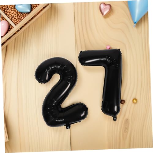 FUNNETOYU Große Zahlen Luftballons Schwarz Geburtstag Partydeko Folienballons Modern Stilvolle Jubiläumsdekoration DIY Feier Stylish Fotohintergrund FUNNETOYU Große Zahlen Luftballons Schwarz Geburtstag Partydeko Folienballons Modern Stilvolle Jubiläumsdekoration DIY Feier Stylish Fotohintergrund von FUNNETOYU