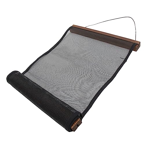 FUNNETOYU Großer Wand Schmuckorganizer aus Robustem Netzstoff Vintage Braun Praktischer Schmuckhalter für Ohrringe Vielseitiger Schmuckständer für Stilvolle Aufbewahrung und Übersichtliche von FUNNETOYU