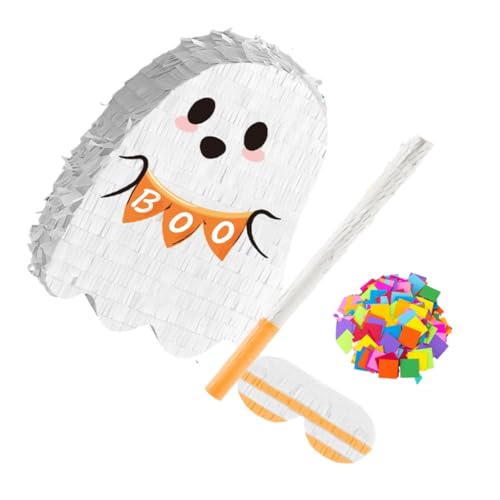 FUNNETOYU Halloween Pinata mit Geisterdesign Candy Füllung Bunte Mexikanische Deko Hängend für Indoor und Outdoor Halloween Party Lebendige Dekoration FUNNETOYU Halloween Pinata mit Geisterdesign Candy Füllung Bunte Mexikanische Deko Hängend für Indoor und Outdoor Halloween Party Lebendige Dekoration von FUNNETOYU