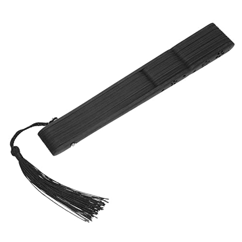 FUNNETOYU Handfächer Tragbarer Handgehaltener Fächer für Tanz Fotografie und Sommer Robustes Leichtes Design aus Hochwertigem Schwarz FUNNETOYU Handfächer Tragbarer Handgehaltener Fächer für Tanz Fotografie und Sommer Robustes Leichtes Design aus Hochwertigem Schwarz von FUNNETOYU