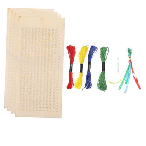 FUNNETOYU Holz Lesezeichen DIY Stickerei Buchzeichen mit Vorgestanzten Löchern Langlebig Robust für Schüler Leser Handarbeit Cross Stitch Anhänger FUNNETOYU Holz Lesezeichen DIY Stickerei Buchzeichen mit Vorgestanzten Löchern Langlebig Robust für Schüler Leser Handarbeit Cross Stitch Anhänger von FUNNETOYU