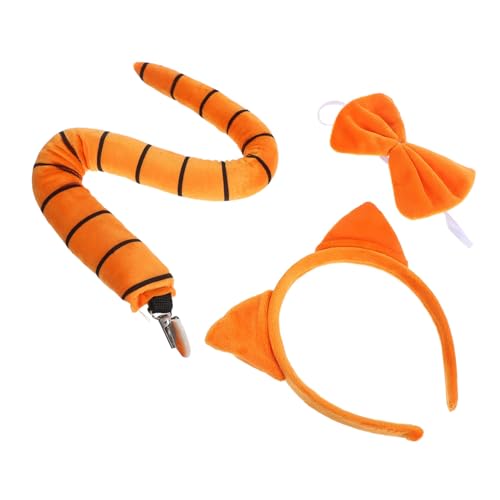 FUNNETOYU Katzenkostüm Set Verstellbar mit Katzenohren Stirnband und Katzenschwanz für Mädchen Halloween Kostüm Party Rollenspiel Zubehör Niedliches Tierkostüm Fördert Kreativität und FUNNETOYU Katzenkostüm Set Verstellbar mit Katzenohren Stirnband und Katzenschwanz für Mädchen Halloween Kostüm Party Rollenspiel Zubehör Niedliches Tierkostüm Fördert Kreativität und von FUNNETOYU