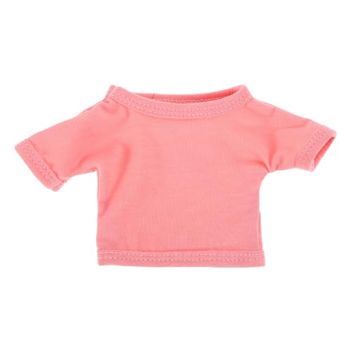 FUNNETOYU Kleidung Für Plüschbären Und Puppen Handgefertigtes Weißes Kurzarm--Shirt Für Große Spielzeuge Niedliche Puppenkleidung Für Kreatives Spielen Und Mixen von FUNNETOYU