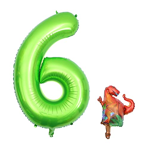 FUNNETOYU Kombination aus digitaler Ballon Dinosaurier Dinosauriernummer Luftballons Partyballons Dekorationen mehrfarbig Dinosaurier-Geburtstagsballons Dinosaurierballon Aluminiumfolie FUNNETOYU Kombination aus digitaler Ballon Dinosaurier Dinosauriernummer Luftballons Partyballons Dekorationen mehrfarbig Dinosaurier-Geburtstagsballons Dinosaurierballon Aluminiumfolie von FUNNETOYU