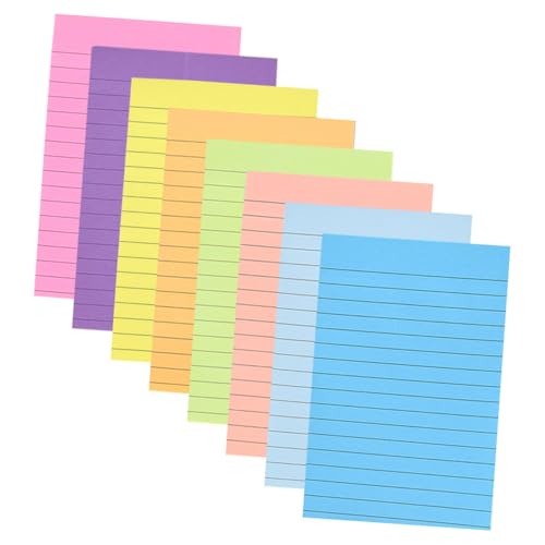 FUNNETOYU Kompakte Linierte Memo Pads Selbstklebende Niedliche Notizzettel in Pastellfarben Praktische Büro und Schul Notizaufkleber Wiederablösbar Stark Haftend Vielseitig Einsetzbar FUNNETOYU Kompakte Linierte Memo Pads Selbstklebende Niedliche Notizzettel in Pastellfarben Praktische Büro und Schul Notizaufkleber Wiederablösbar Stark Haftend Vielseitig Einsetzbar von FUNNETOYU