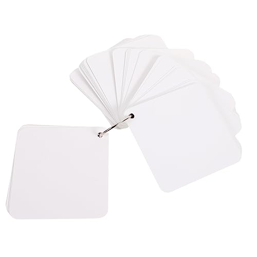 FUNNETOYU Leere Karteikarten mit Metallringen Doppelseitig Blanko DIY Notizkarten mit Loch Kompakt für Lernen Basteln Grußkarten Memo Praktisches Lernkarten Zubehör FUNNETOYU Leere Karteikarten mit Metallringen Doppelseitig Blanko DIY Notizkarten mit Loch Kompakt für Lernen Basteln Grußkarten Memo Praktisches Lernkarten Zubehör von FUNNETOYU