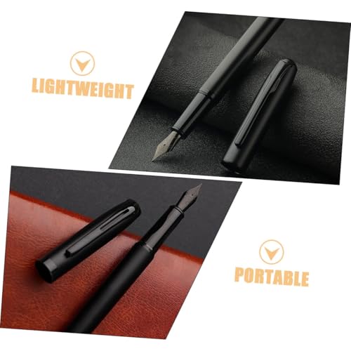 FUNNETOYU Luxuriöser Business Füllfederhalter Piston Fill Kalligraphie Stift aus Metall für Schule und Büro mit Tintenpatrone Langlebig Leicht Reibungslos Schreibend für Damen und FUNNETOYU Luxuriöser Business Füllfederhalter Piston Fill Kalligraphie Stift aus Metall für Schule und Büro mit Tintenpatrone Langlebig Leicht Reibungslos Schreibend für Damen und von FUNNETOYU