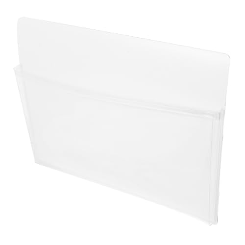 FUNNETOYU Magnetische Aufbewahrungstasche für Whiteboard und Stifte Praktischer Magnetstifthalter für Kühlschrank Datei Organizer Transparent von FUNNETOYU