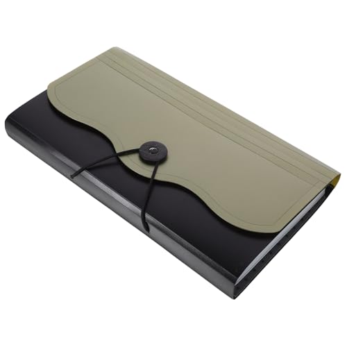 FUNNETOYU Mehrschichtiger Rechnungs und Beleg Organizer Fächer Fächermappe aus Robustem Leichter Dokumenten und Quittungs Ordner in Grün Praktischer File Folder Organizer für Büro und FUNNETOYU Mehrschichtiger Rechnungs und Beleg Organizer Fächer Fächermappe aus Robustem Leichter Dokumenten und Quittungs Ordner in Grün Praktischer File Folder Organizer für Büro und von FUNNETOYU