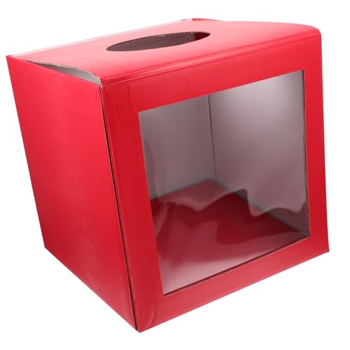 FUNNETOYU Mehrzweck Losbox Dichtem Verschluss Transparente Spiel und Aufbewahrungsbox für Jahresfeiern Partys und Büroveranstaltungen Tragbar und Sicher für Faire Ziehungen von FUNNETOYU