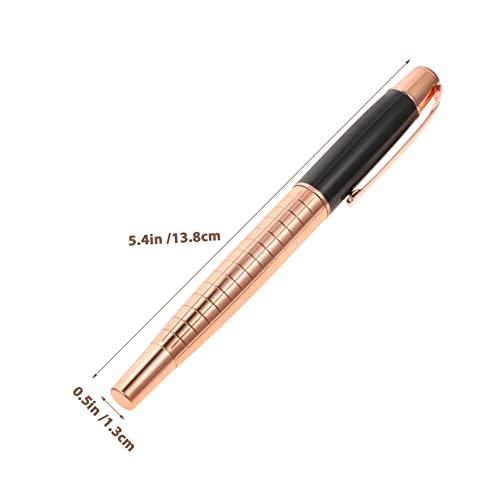 FUNNETOYU Metal Kugelschreiber Rosegold Metallgehäuse Leichtes Design Langlebig Business Signierstift für Mädchen Personalisierbar Schreibgerät FUNNETOYU Metal Kugelschreiber Rosegold Metallgehäuse Leichtes Design Langlebig Business Signierstift für Mädchen Personalisierbar Schreibgerät von FUNNETOYU