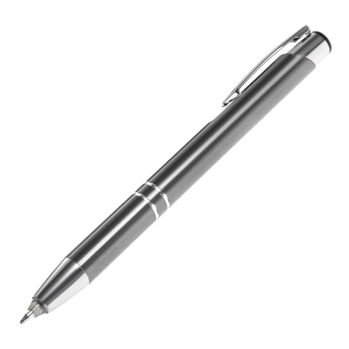 FUNNETOYU Metall Kugelschreiber mit LED Licht Langlebiger Wiederverwendbarer Schreibstift mit Komfortablem Griff Grauer Handheld Stift für Büro und Alltag FUNNETOYU Metall Kugelschreiber mit LED Licht Langlebiger Wiederverwendbarer Schreibstift mit Komfortablem Griff Grauer Handheld Stift für Büro und Alltag von FUNNETOYU
